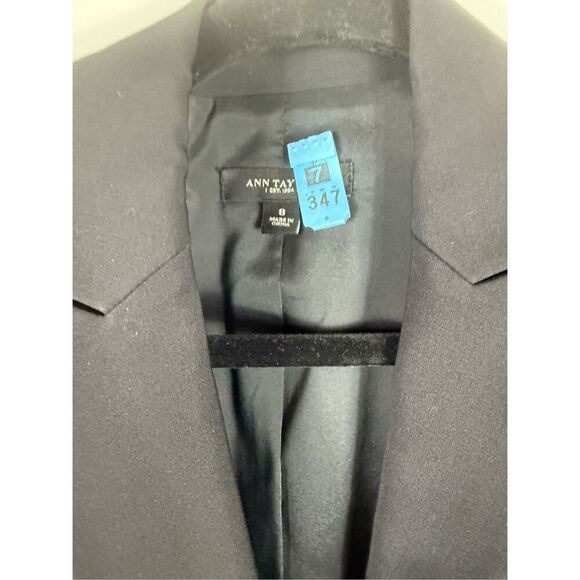Ann Taylor Black All Season Wool Blazer- size 8 - Picture 4 of 6